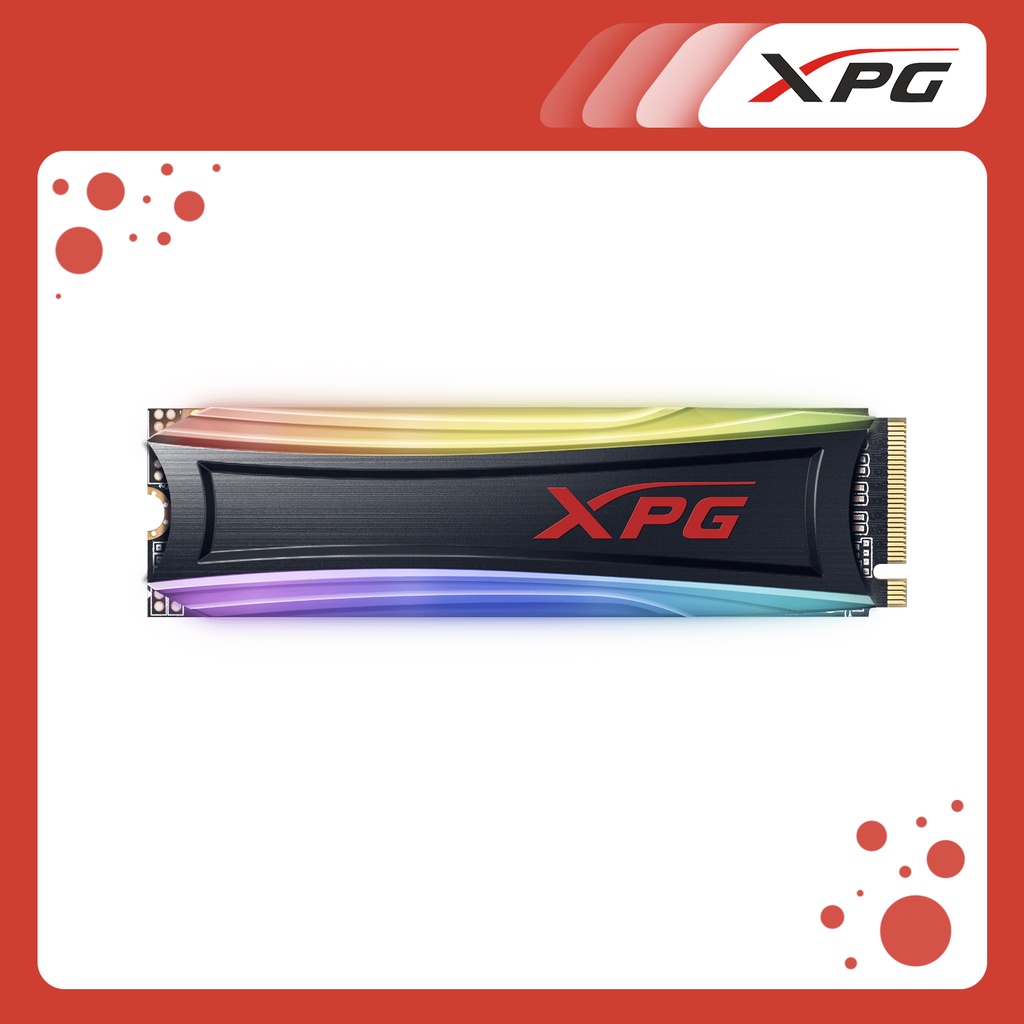 Ổ cứng máy tính - SSD ADATA XPG AS40G 2TB M.2 PCIe Tản nhiệt LED RGB - Hàng chính hãng