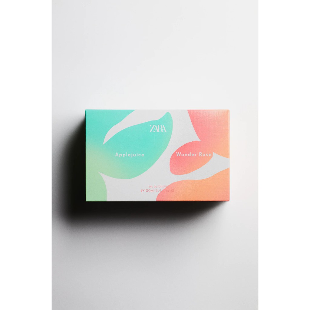 SET NƯỚC HOA NỮ ZARA APPLE JUICE + WONDER ROSE 100ML | Thế Giới Skin Care