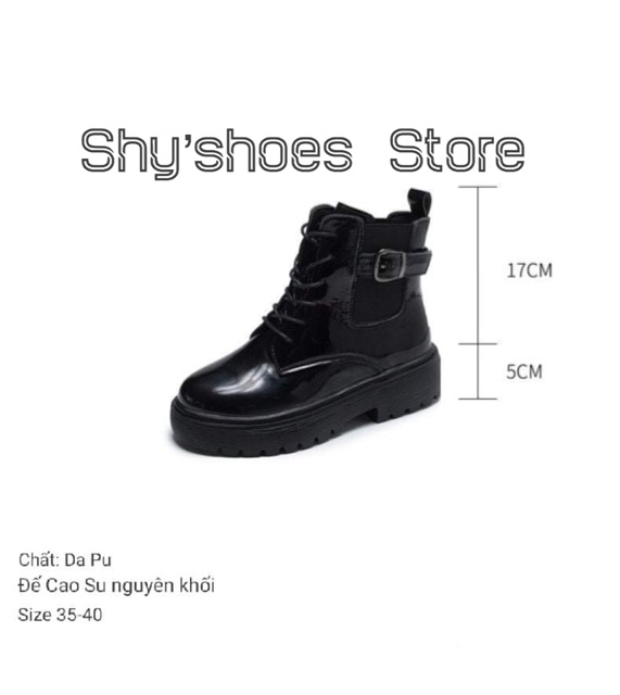 💥 Giày boot cổ lửng gothic phong cách cá tính