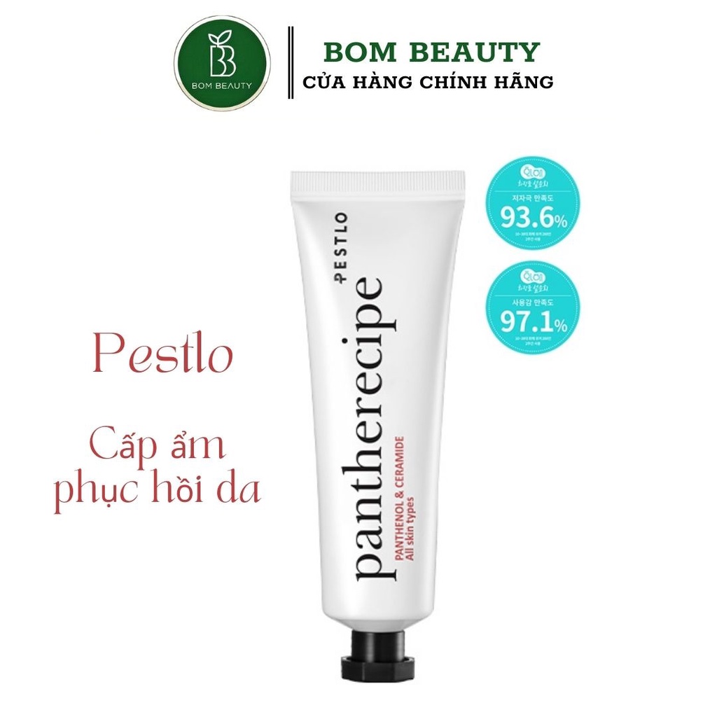 Kem dưỡng ẩm phục hồi, làm sáng da Pestlo Pantherecipe cream ( =palthenol + ceramide)