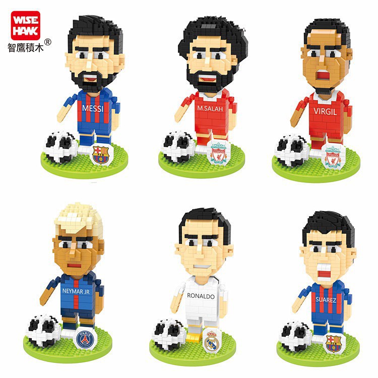 Đồ chơi xếp hình lắp ráp CẦU THỦ BÓNG ĐÁ l NANOBLOCKS