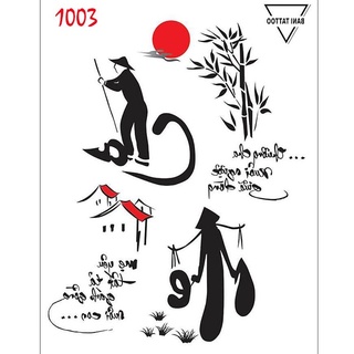 Hình xăm tạm thời xăm dán tattoo hình xăm cha mẹ rõ nét như xăm thật lên hình nhanh