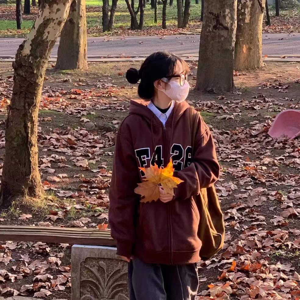 Áo Khoác Bóng Chày Dáng Rộng Dày Dặn Phong Cách Mới Mùa Xuân Dễ Phối Đồ Cho Nữ