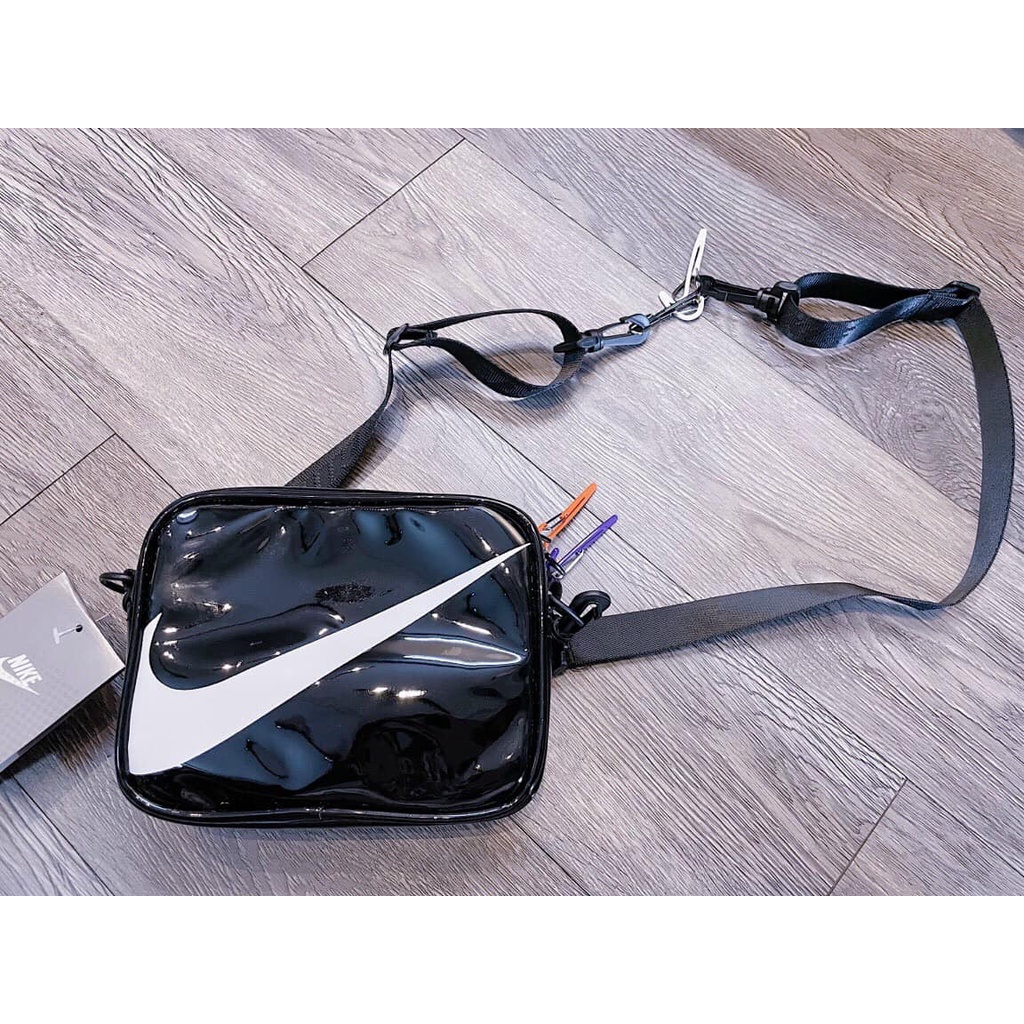 Túi đeo chéo Nike kích thước 18x7.5x14cm hợp thời trang - Có Hộp
