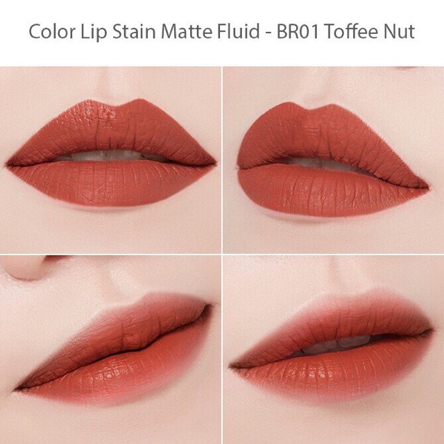 Son Kem Lì A’Pieu Color Lip Stain Matte Fluid #BR01