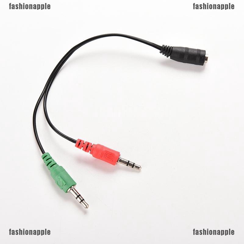 Đầu Chia 2 Cổng Âm Thanh 3.5mm Female Sang 2 Dual Male