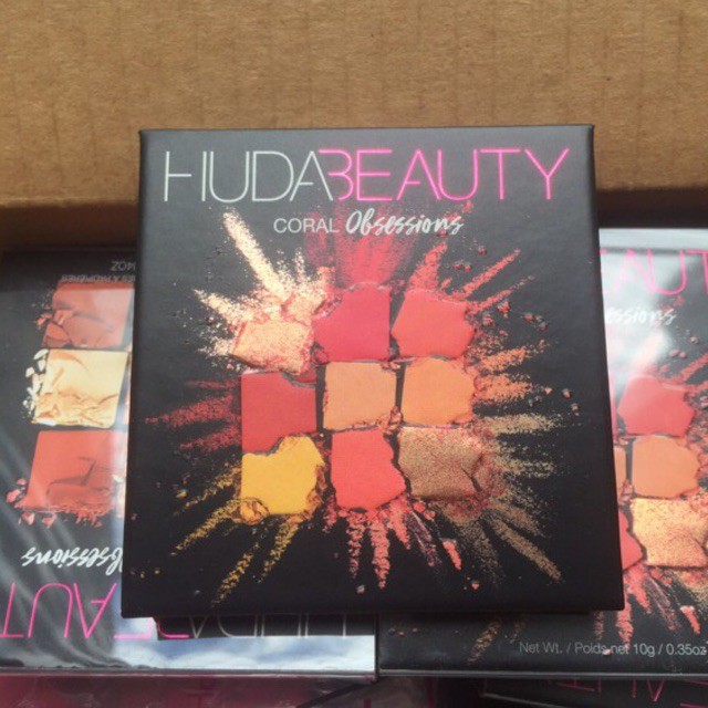 Bảng phấn mắt Huda Beauty Coral Obsessions | BigBuy360 - bigbuy360.vn