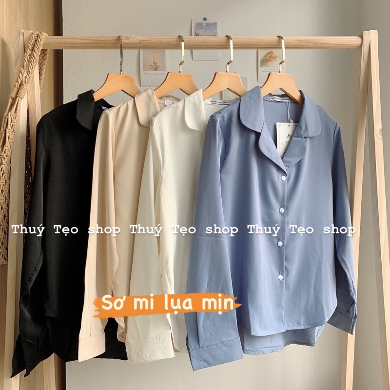 [SALE XẢ] ÁO SƠ MI CỔ V VOAN KHÔNG NHĂN