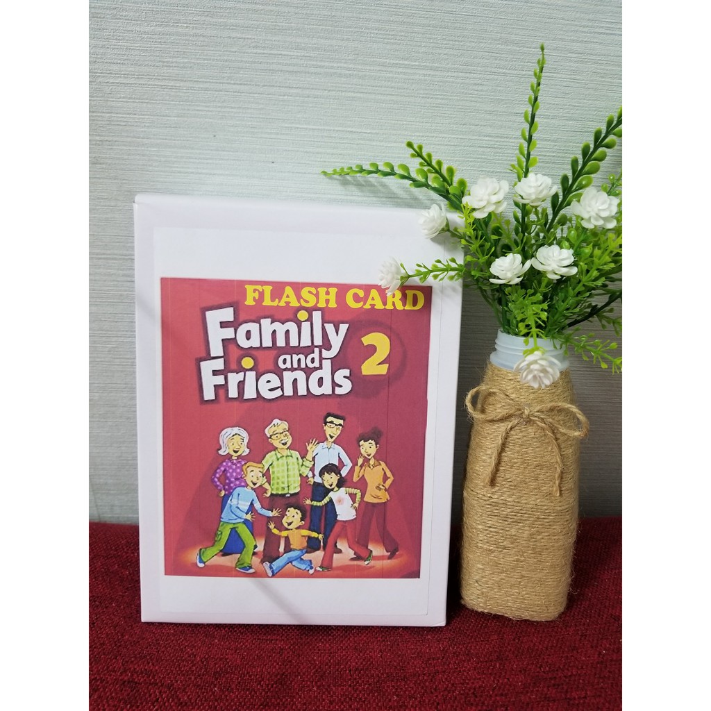 Flashcard Family and Friends 2 (A5 - in 2 mặt)