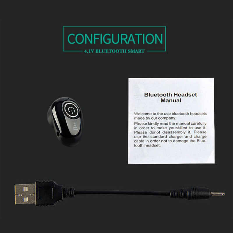 Tai Nghe Bluetooth Siêu Nhỏ S650 new hot 2020 Pin Trâu