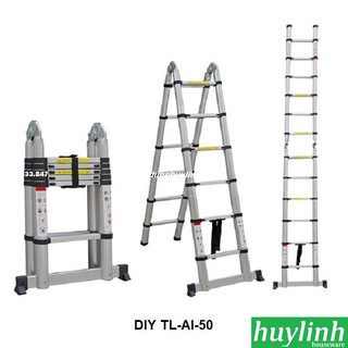 Mua Thang nhôm rút đôi DIY TL-AI-50 - 5.0 mét