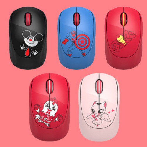 Chuột không dây Huqu GQ-I361 thiết kế nhỏ gọn, trẻ trung - được kết nối qua đầu thu USB