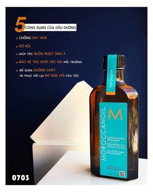 [200ml, 125ml, HÀNG MỸ ] TINH DẦU DƯỠNG TÓC MOROCCANOIL M