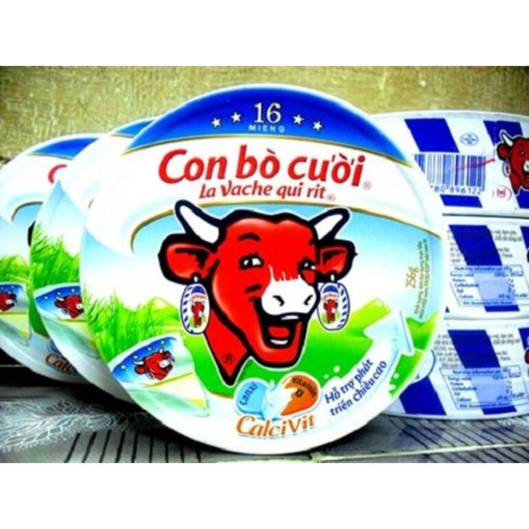 Phô Mai Con Bò cười 16 Miếng 224g/hộp
