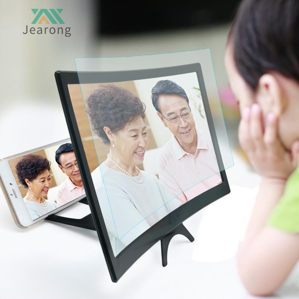 Kính Phóng Đại Màn Hình Cong Jearong L6 12 Inch Hd Cho Điện Thoại