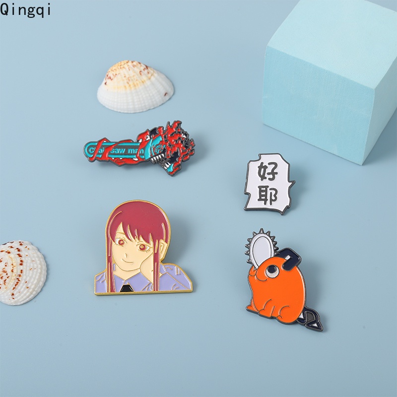 Ghim cài áo Miss Zoe hình anime Chainsawman mới bằng kim loại