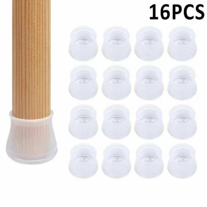 Set 8 / 16 Vỏ Bọc Chân Bàn Ghế Bằng Silicone Tiện Dụng