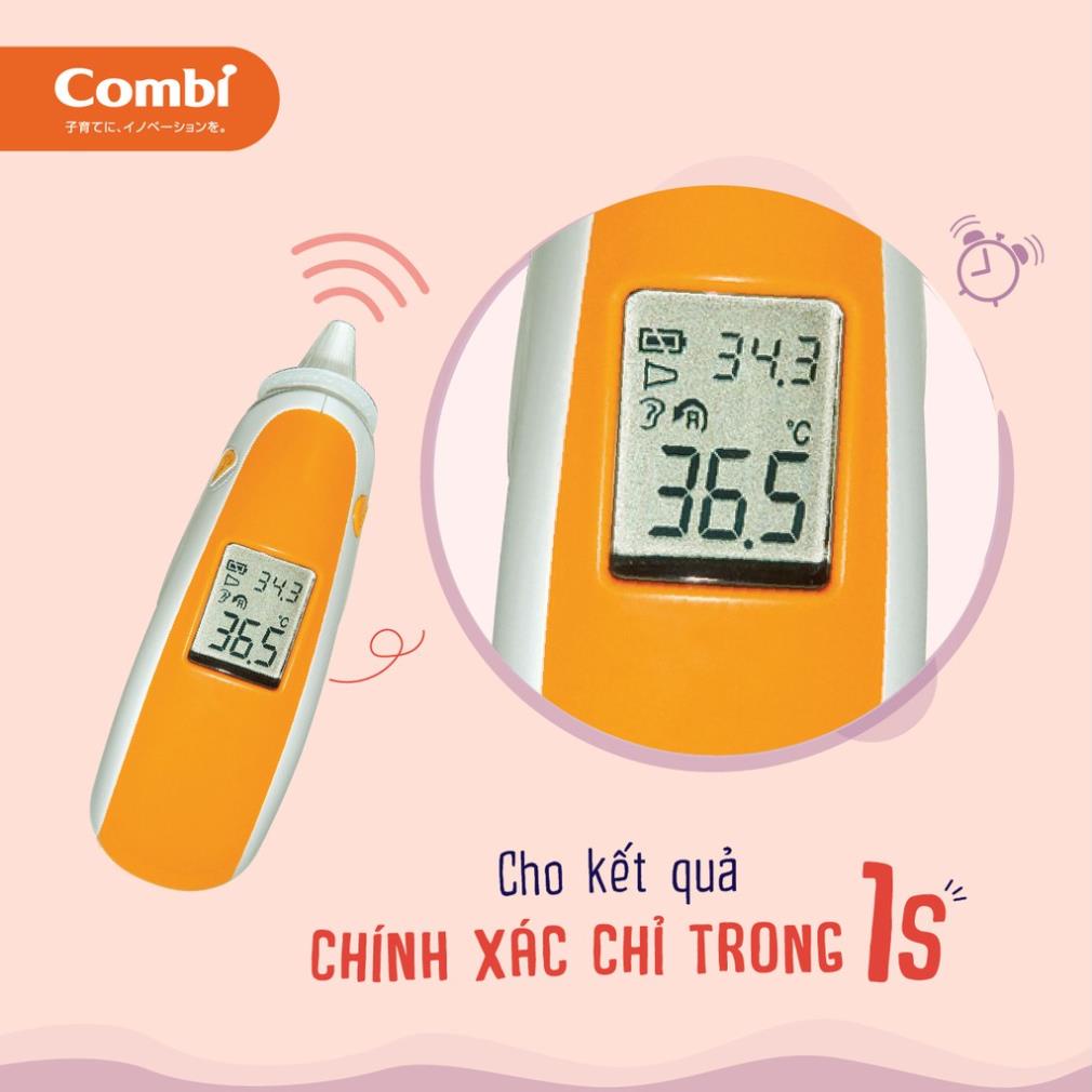 Nhiệt Kế Điện Tử Hồng Ngoại Qua Tai Combi (CHÍNH HÃNG) CHO BÉ (110757)