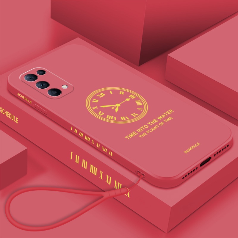 Ốp Điện Thoại TPU Silicone Hình Đồng Hồ Cho oppo reno 5 reno 4 reno 3 reno 6 4G reno 6 5G reno2 f
