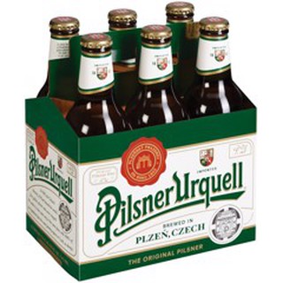Bia Pilsner Urquell - bia nhập khẩu Tiệp - lốc 6 chai bia 330ml/chai