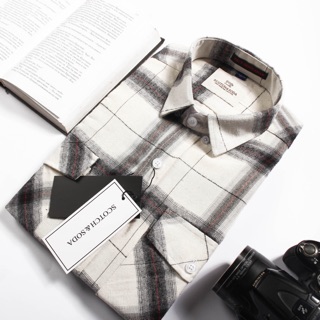 Sơ mi dạ rách gấu scotch soda