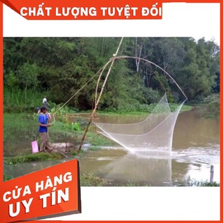 Vó bắt cá đan thủ công 220cm x 220cm