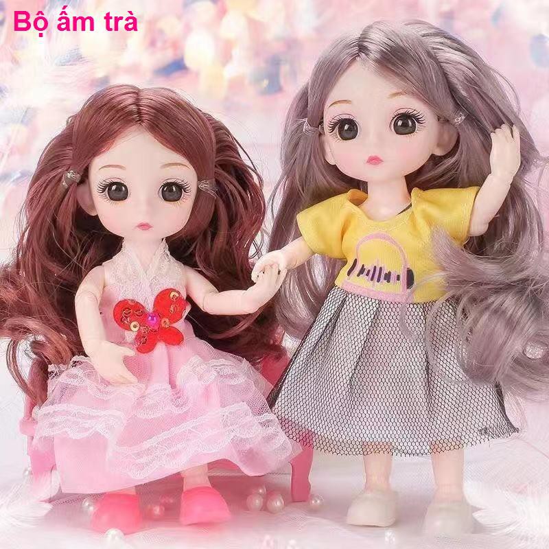 đồ chơi nhà bếpBarbie big suit girl công chúa baby cute búp bê bjd trẻ em đồ chơi cho bé gái 3 6 tuổi món quà