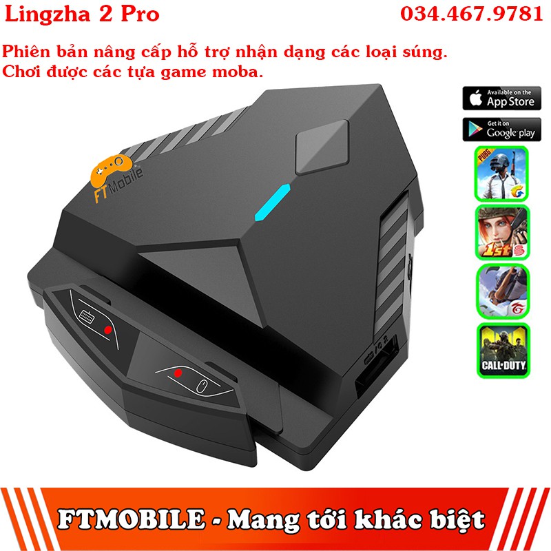 Lingzha 2 PRO - Bộ chuyển đổi nhận dạng ghìm tâm thông minh dành cho Android