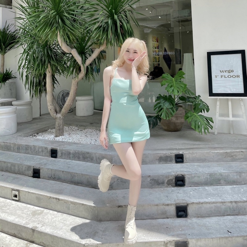 Đầm Monstier Été Mini Dress - Xanh mint