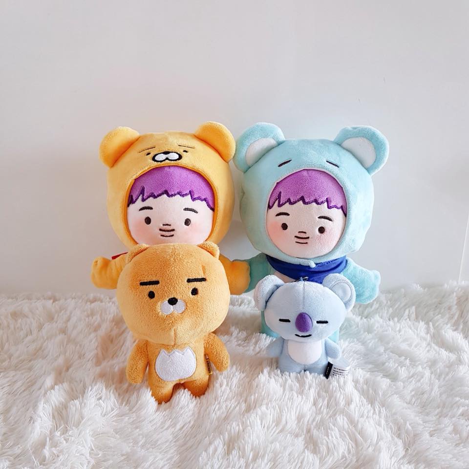 Shop Kim Vy có sẵn búp bê bông doll idol Kpop BTS Iknow RM có quần áo