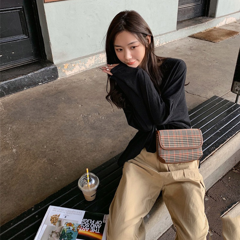 Túi Đeo Chéo Vai Kiểu Đơn Giản Thời Trang Sành Điệu Bắt Mắt