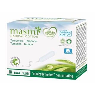 Tampon 3 giọt hữu cơ Masmi 18m