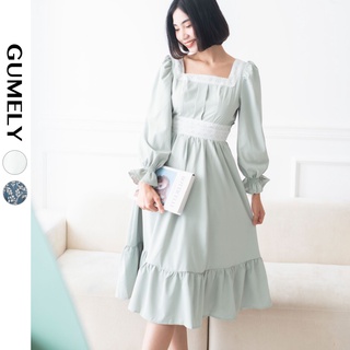 Đầm thiết kế nữ đẹp thời trang cổ vuông tay dài sang trọng ViAnh Gumely Store V6069