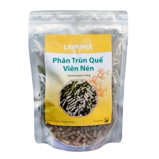 Phân trùn quế viên nén lavamix gói 1kg
