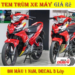 Tem Trùm Exciter 135 Đỏ Wolver Mạnh Mẽ