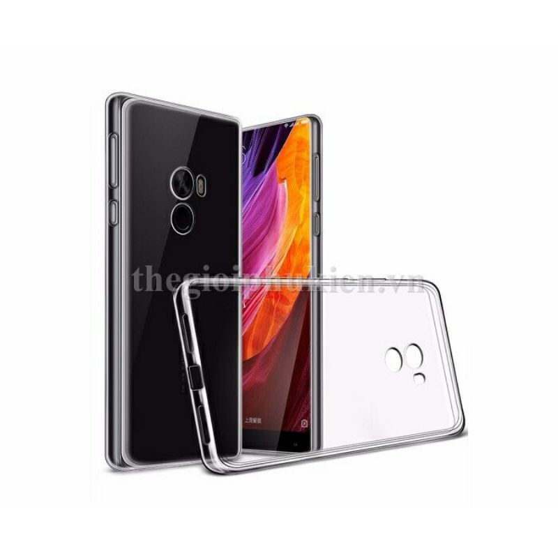 Ốp lưng silicon dẻo trong suốt Xiaomi Mi Mix/mix 2/mix 3/mi mix 2s siêu mỏng 0.5 mm