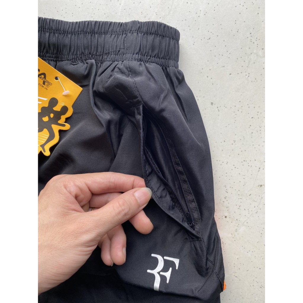 Quần Đùi, Quần Short Nam Vải Gió 2 Lớp - Quần Short Nam Vải Gió Túi Có Khóa Kéo Tiện Lợi