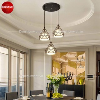 Chùm 3 đèn (bóng led 5W trắng)