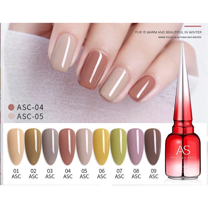 Sơn gel AS mã ASC | chai đỏ