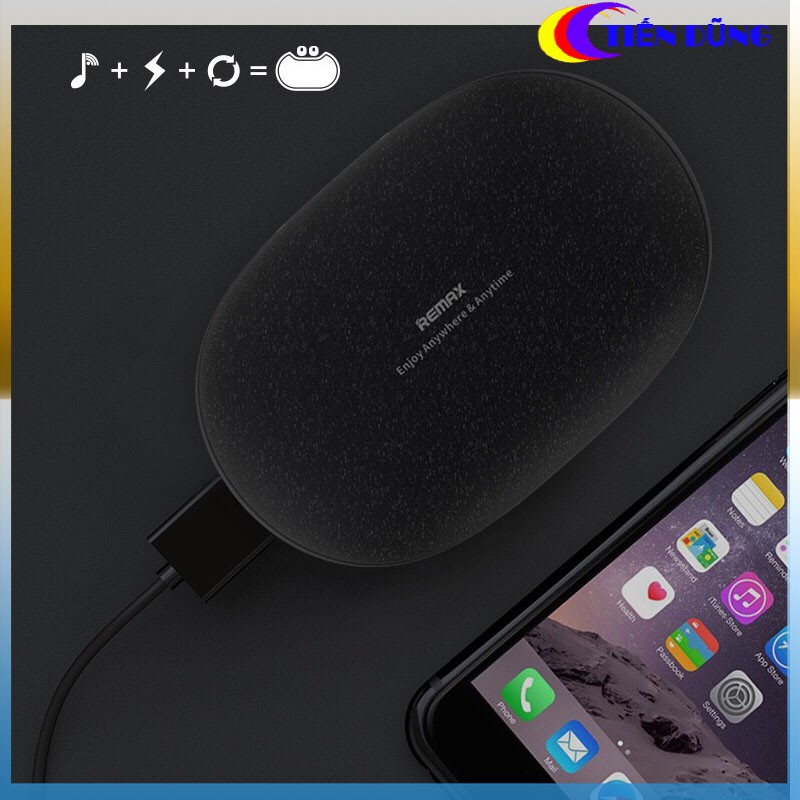 TAI NGHE BLUETOOTH REMAX TWS-3 VỚI 2 TAI KÈM ĐỐC SẠC 2000mAh CHO THỜI GIAN NGHE NHẠC HƠN 4H ÂM THANH CHẤT