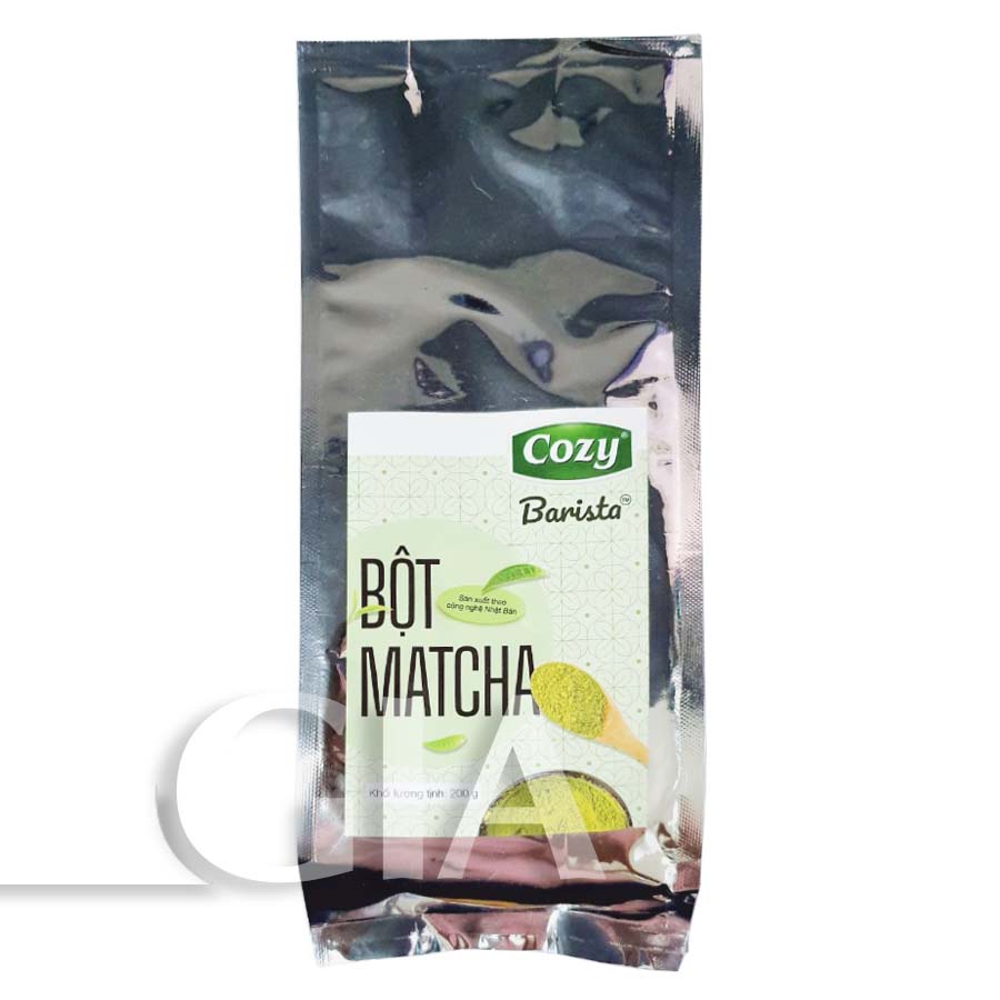 Bột trà xanh matcha Cozy Barista gói 100g/ 200g