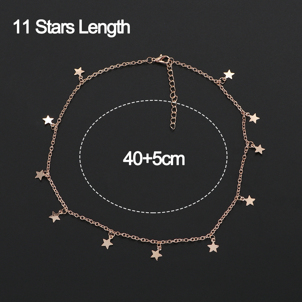 Dây chuyền phối mặt hình dáng xương rồng và ngôi sao