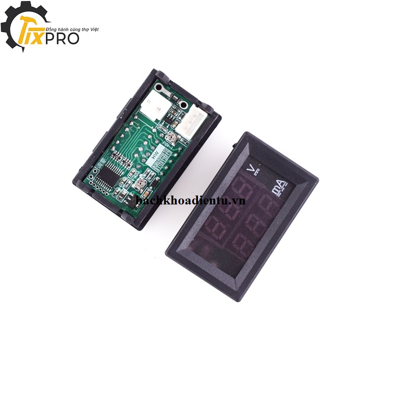 Đồng hồ led hiển thị dòng và áp một chiều ( 10A- 100V).