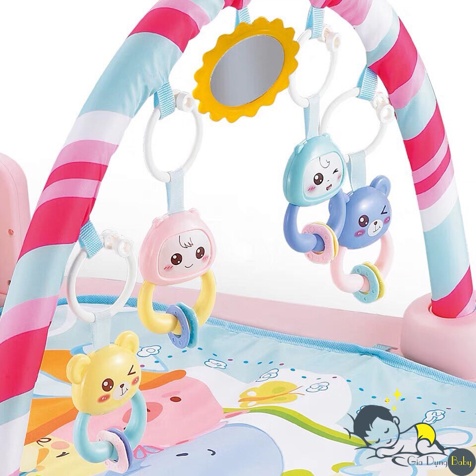 Thảm đàn đồ chơ cho trẻ sơ sinh đến 18 tháng tuổi nằm chơi Zimba Baby Đa năng