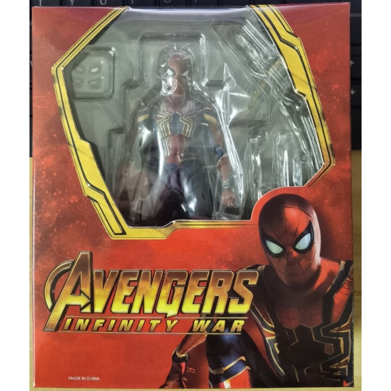 (Hết hàng) Mô hình khớp người nhện Iron Spider Man 15cm