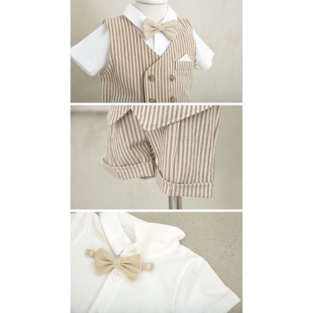 Bộ vest cho bé trai Little Tini