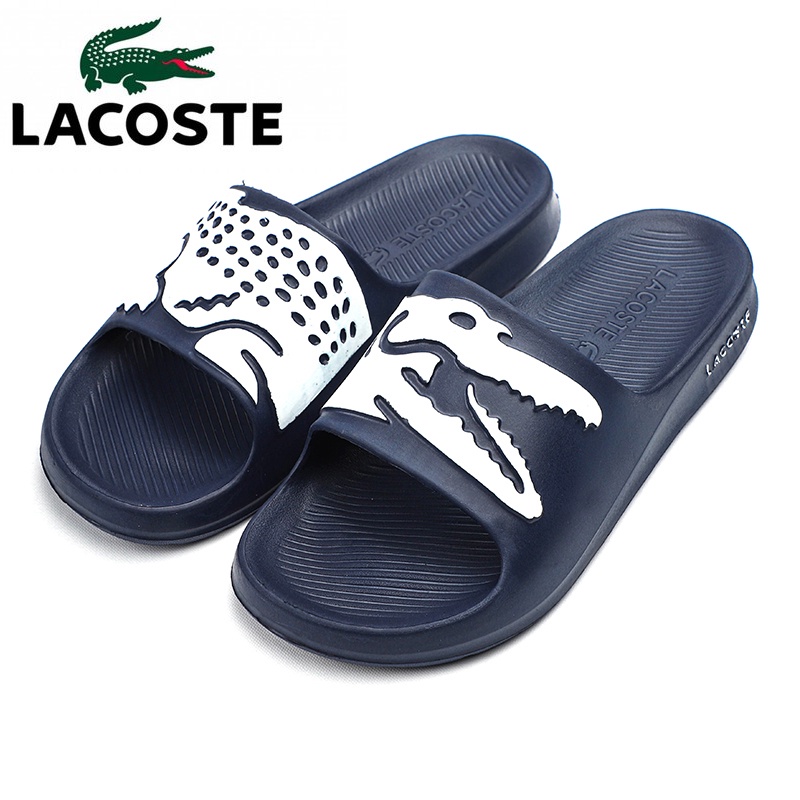 Sẵn Sàng!Lacoste Dép Xỏ Ngón Da PU Size 40-44