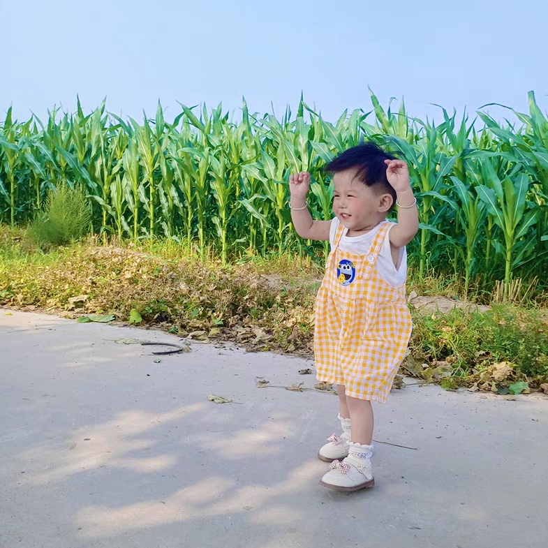 Giày búp bê, Giày tập đi bé gái quai dán chất da PU siêu mềm đế cao su chống trơn trượt gắn nơ caro xinh xắn 020