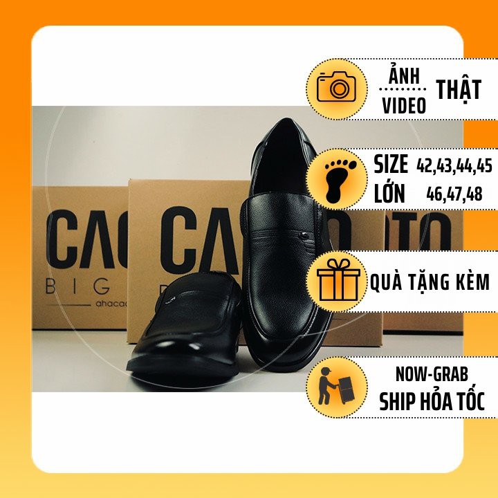 Giày Tây Nam Big Size Giày Lười Nam BigSize Leather Shoes Franco Size 44 45 46 47 48 49 | BigBuy360 - bigbuy360.vn