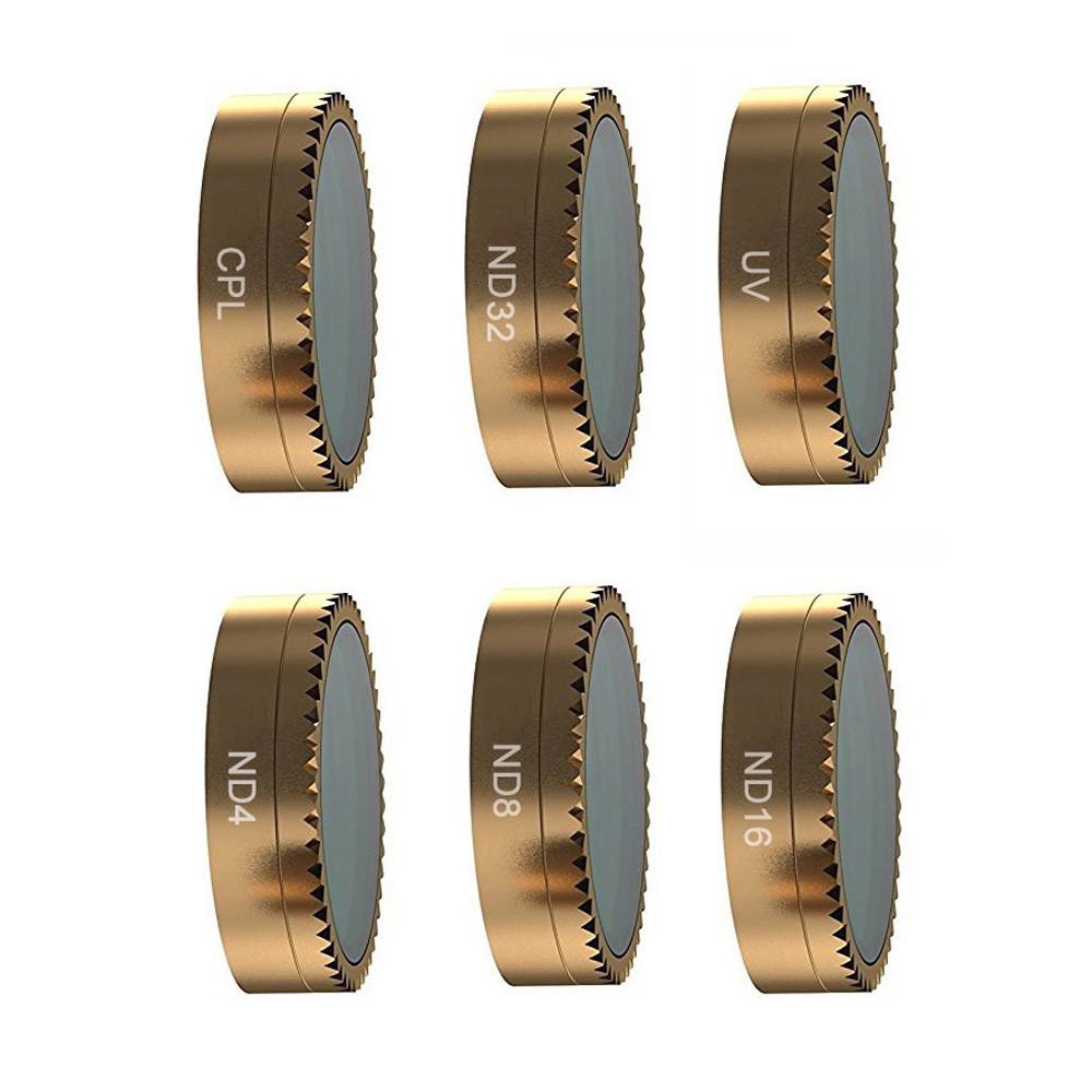 4 Kính lọc Nd4 Nd8 Nd16 Nd32 Uv Cpl cho Camera Drone Dji Mavic Air
